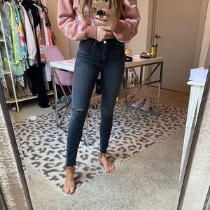 Socialite gray high waisted skinny jean